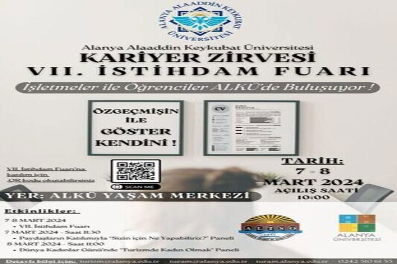 7-8 MART 2024 KARİYER ZİRVESİ 7. İSTİHDAM FUARI